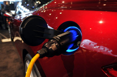 Charging a Tesla Model S